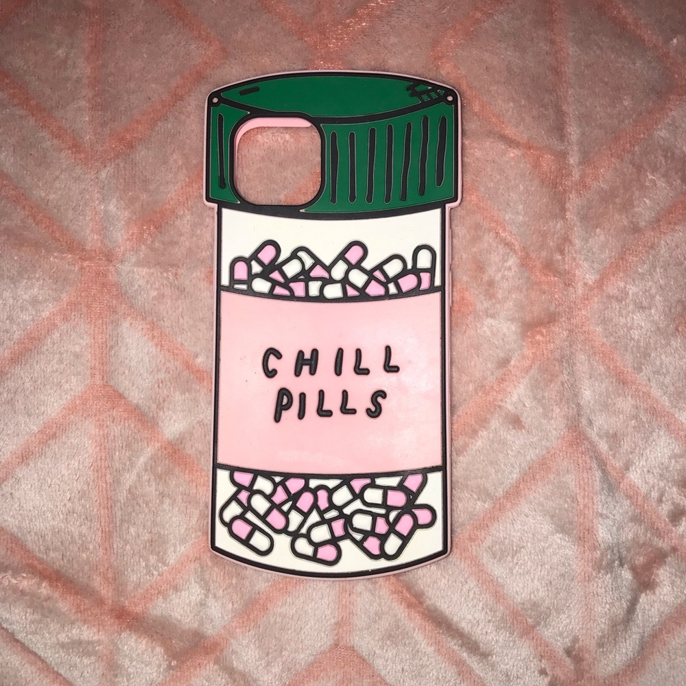 Chill Pills Pink and Green Phone Case